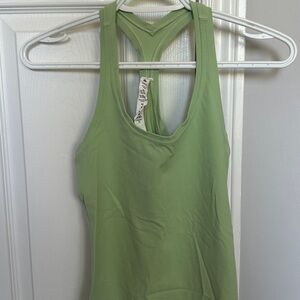 Lululemon hip length Green Tank Top
